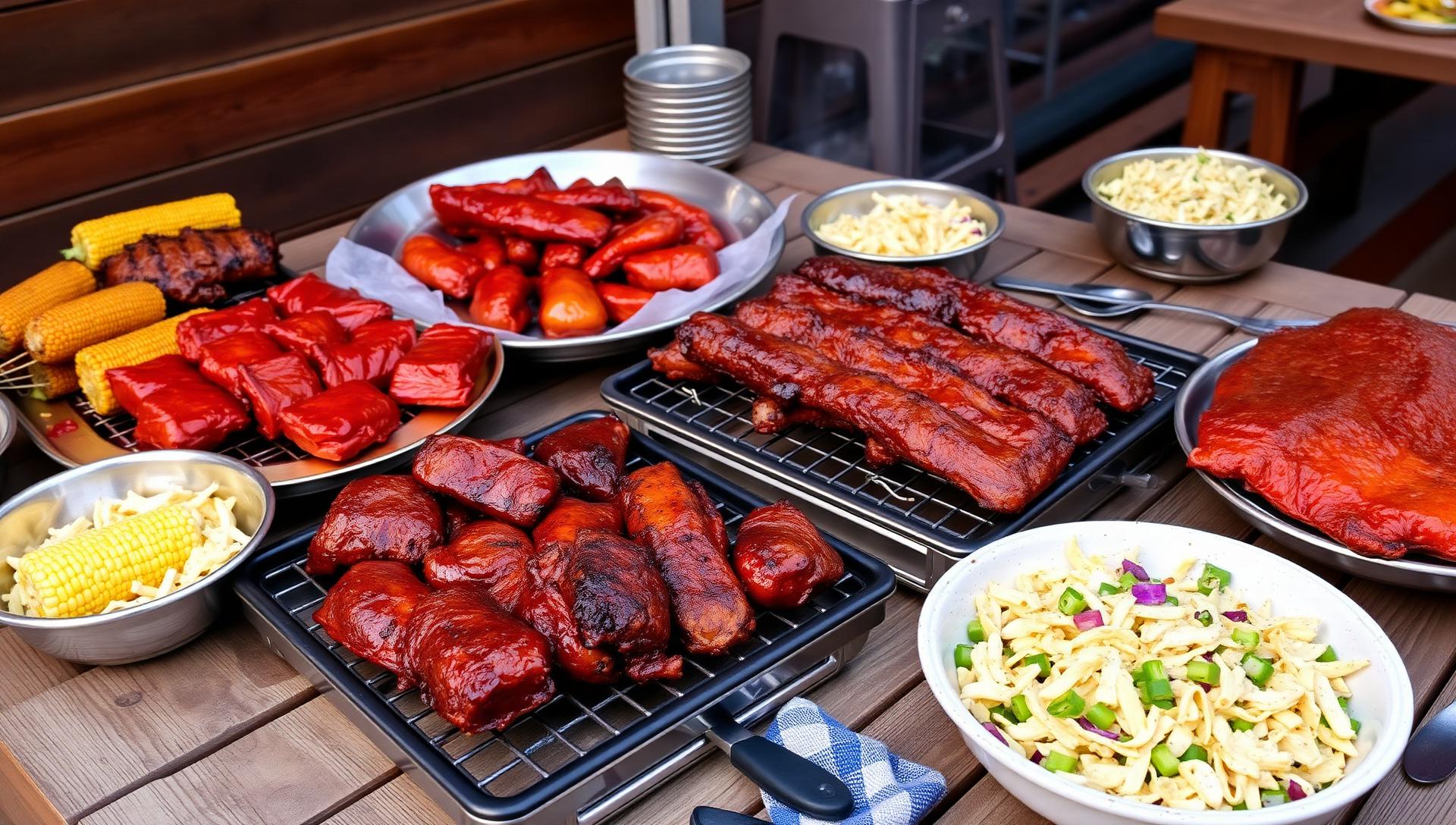 Delicious gluten-free BBQ catering with slow-smoked meats, ribs, and classic sides for outdoor parties and events in NYC