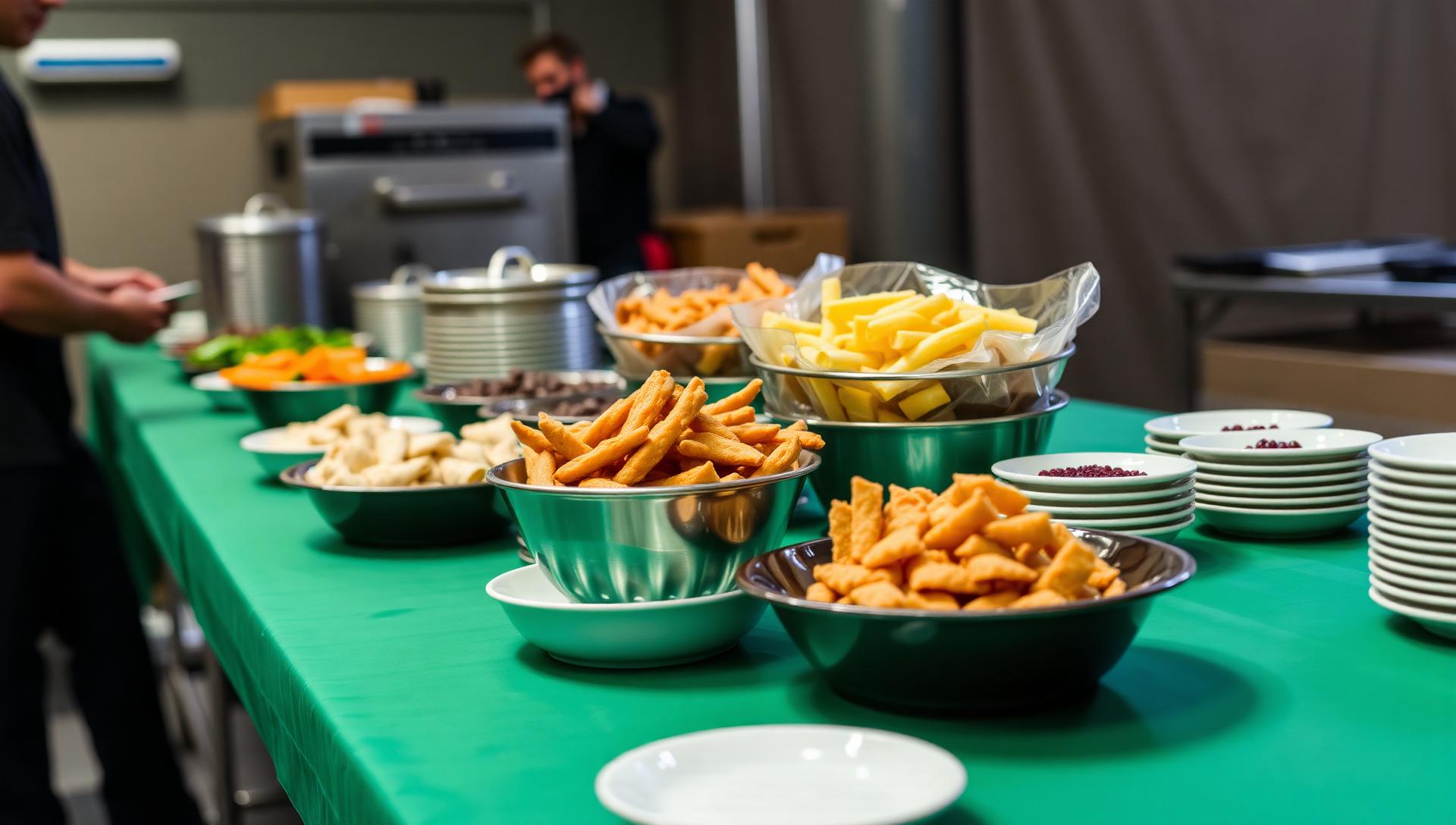 Professional gluten-free film and TV production catering on set, craft services and hot meals for cast and crew in NYC