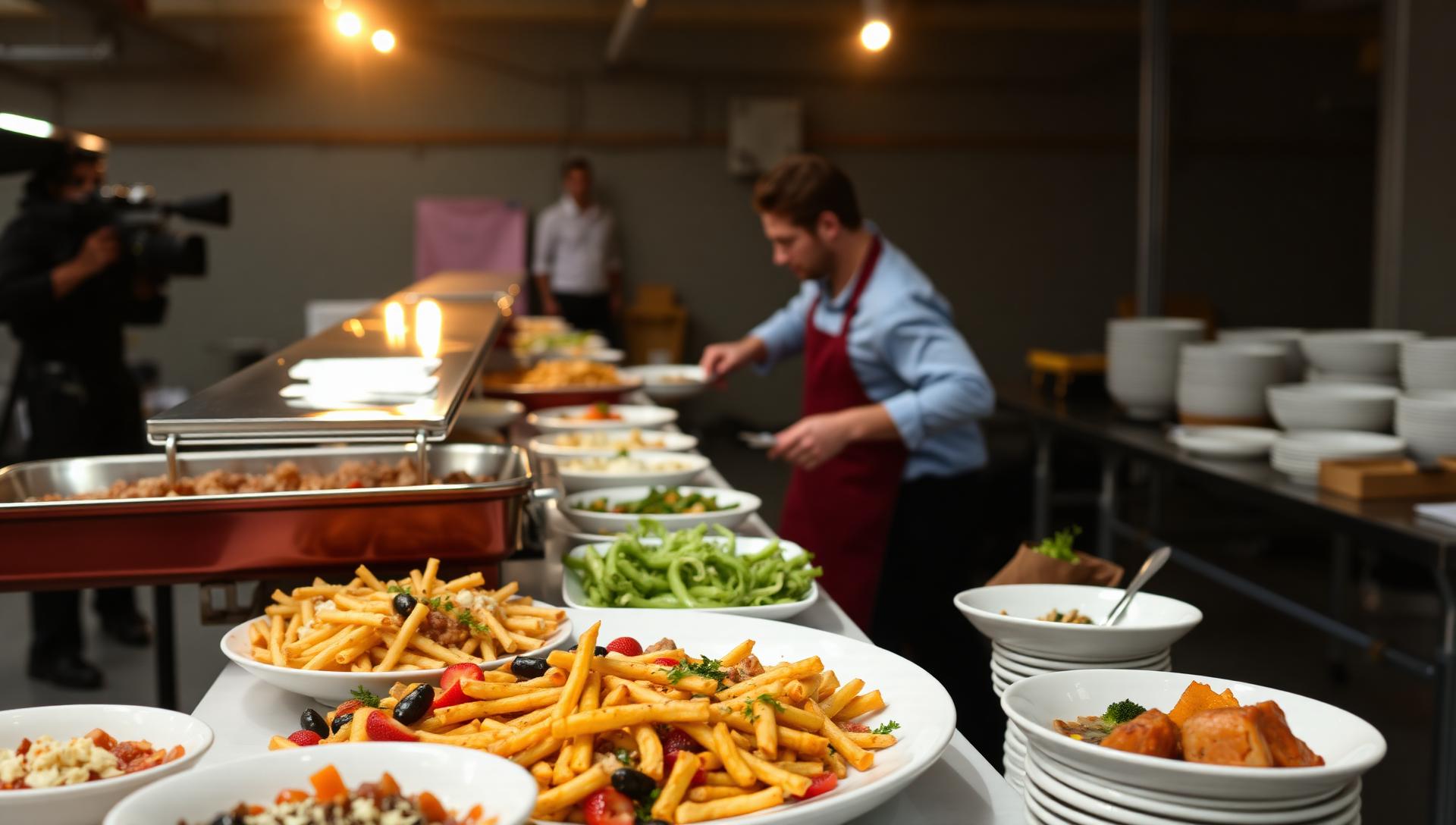 Professional gluten-free film and TV production catering, craft services and hot meals for cast and crew on NYC sets