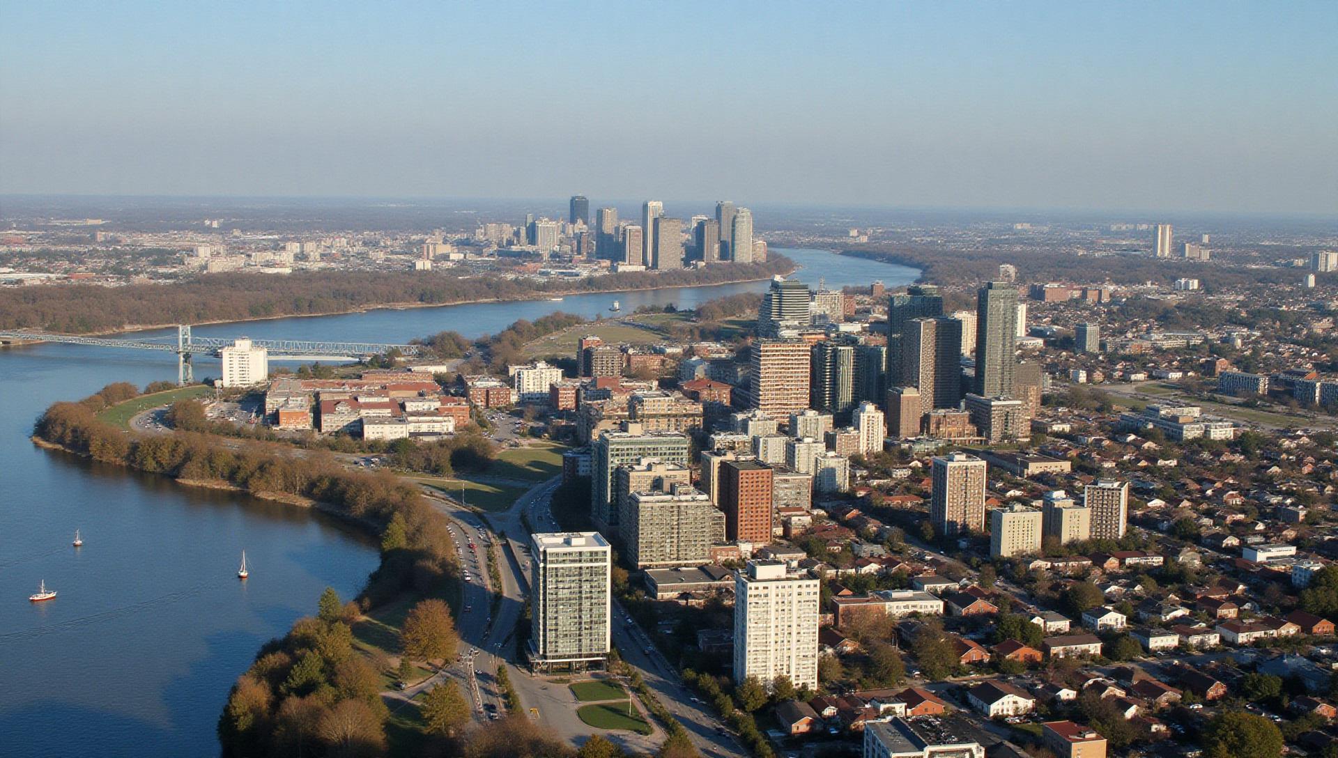 Authentic cityscape view of Yonkers, New York showcasing the service area for premium gluten-free catering, celiac-safe food delivery, geographic location coordinates for allergen-free event catering services